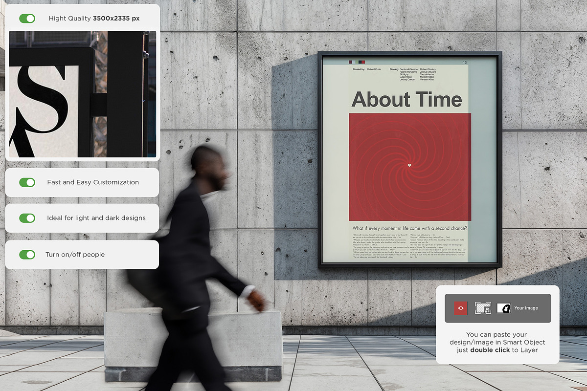 Advertising Wall Poster Mockups, an Advertising Mockup by Dikarte.Store (Photo 3 of 12)