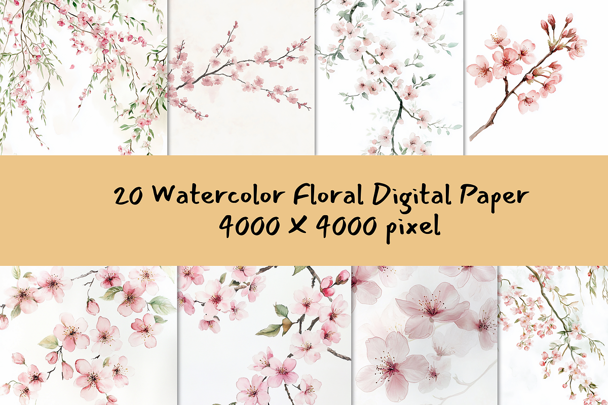 Graceful Cherry Blossoms aesthetic, a Decorative Illustration by ikarifq shop (Photo 1 of 4)