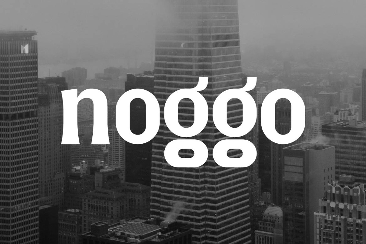 Noggo – Sans Serif Display Font, a Sans Serif Font by Artiveko (Photo 1 of 7)