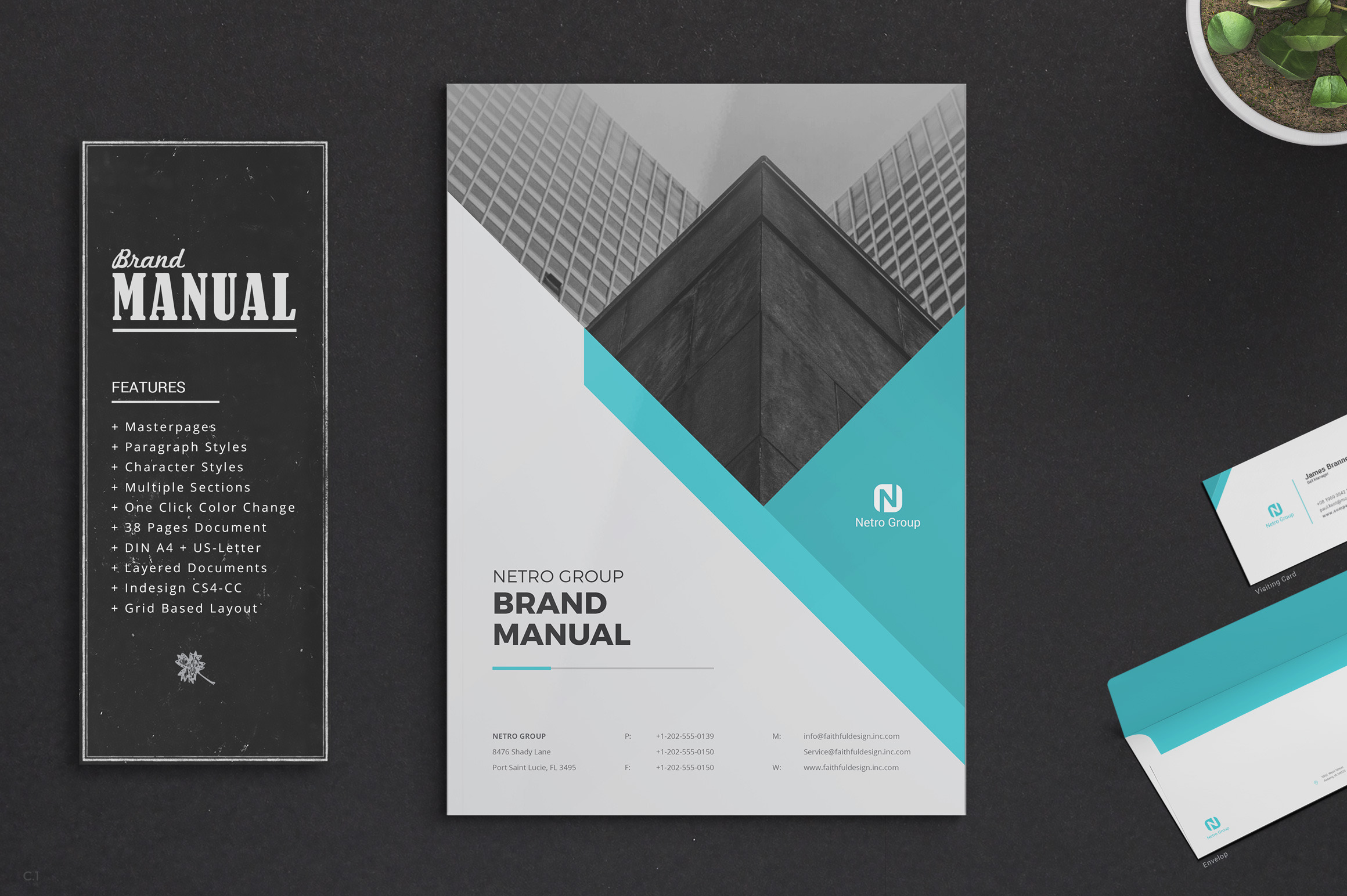 Brand Manual by Themedevisers  Creative Market