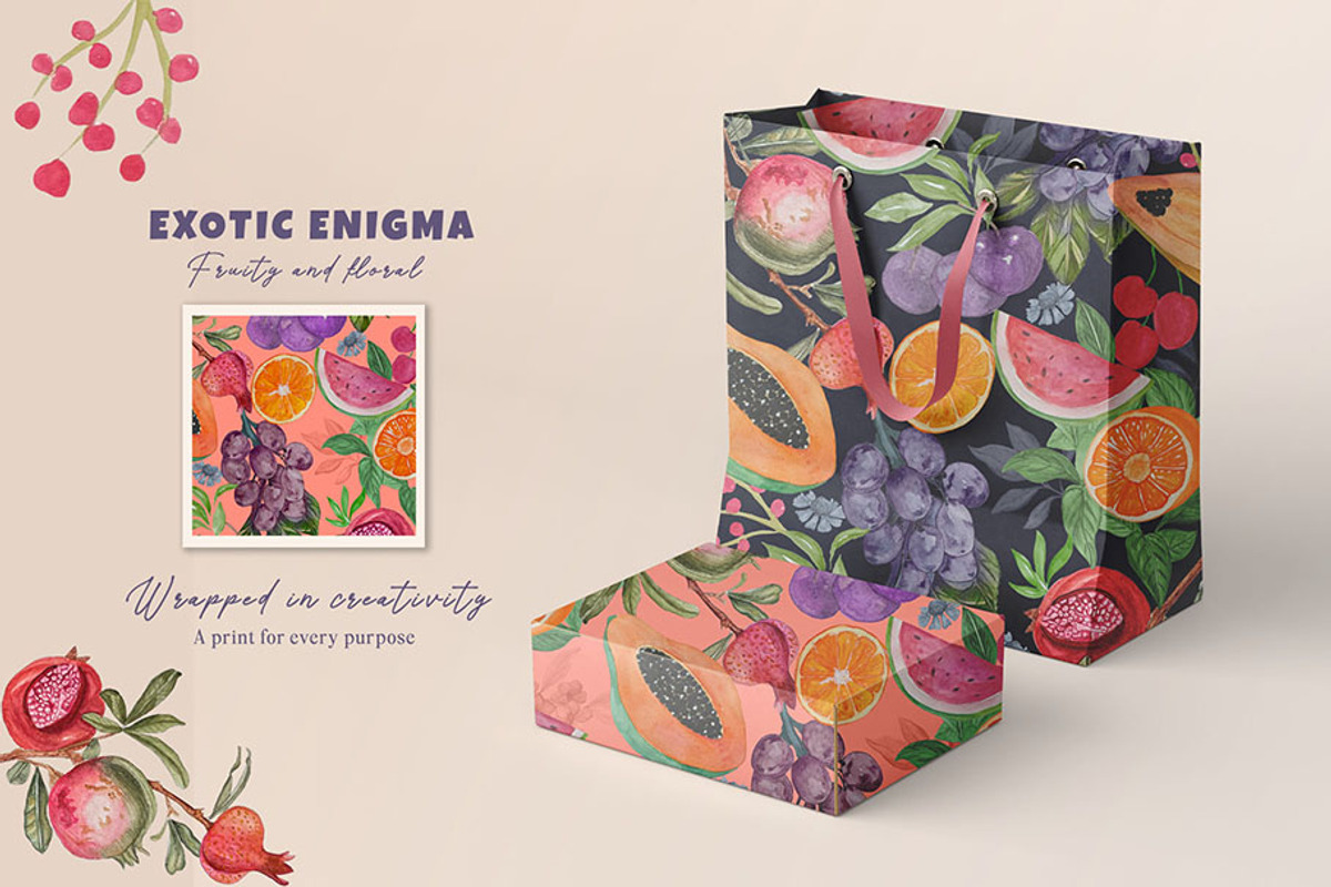 Exotic Enigma Prints & Patterns, a Pattern Graphic by GND ART STUDIO