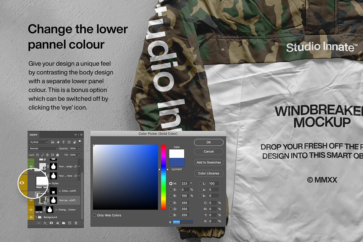 Windbreaker Jacket - Mockup Bundle, a Hoody Mockup by Studio Innate (Photo 9 of 9)
