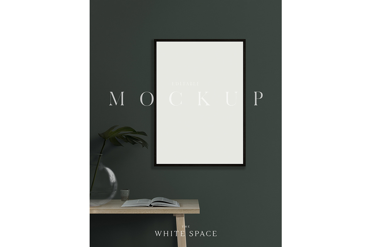 Frame Mockup Editable & Customisable, a Print Template by The White Space Co. (Photo 3 of 8)