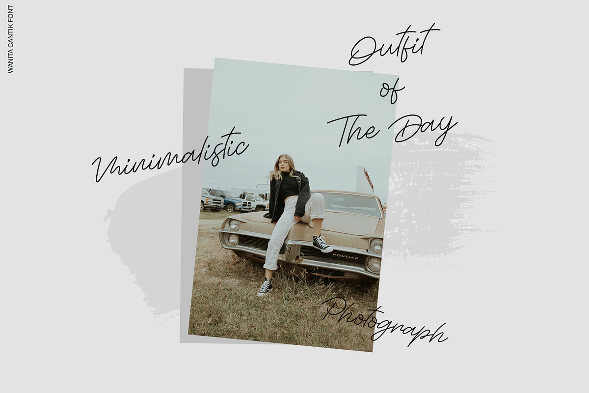 Wanita Cantik, a Handwritten Font by Ryan Rivaldo Vierra (Photo 4 of 7)