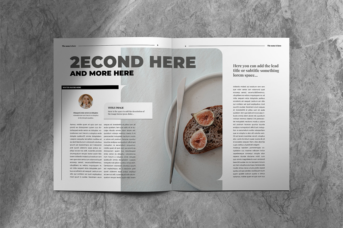 Lifestyle Indesign Template, a Magazine Template by Luuqas Design (Photo 5 of 10)