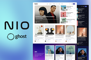 Nio - Modern Ghost Theme, a Templates & Theme by Luxe Themes