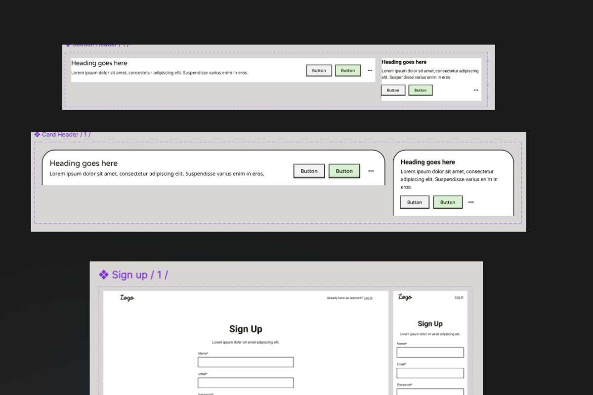 Minimal Modern UI Kit – Figma Design, an UI Kit Template by MD.HAMZA.DESIGNS (Photo 8 of 8)