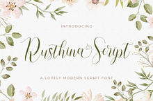 Rusthina - Love Script Font