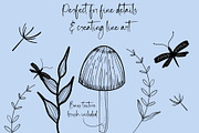 Fineliners For Procreate, a Brush Add-On by KJP Designs (Thumbnail 3 of 7)