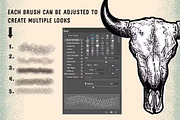 Stipple Brushes Photoshop And AI, a Brush Add-On by GearShift (Thumbnail 3 of 4)