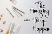 Ornament, a Handwritten Font by FreshTypeINK (Thumbnail 4 of 8)