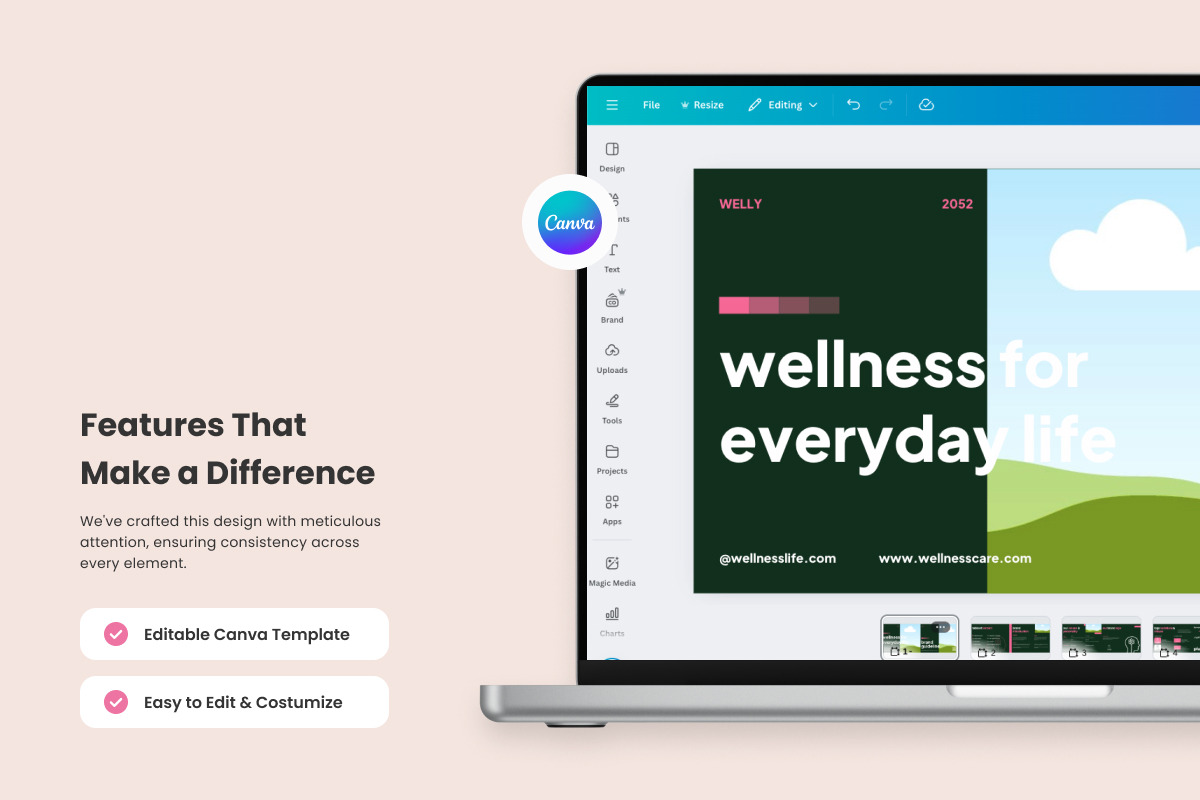 Calm & Modern Mental Health Brand preview 3