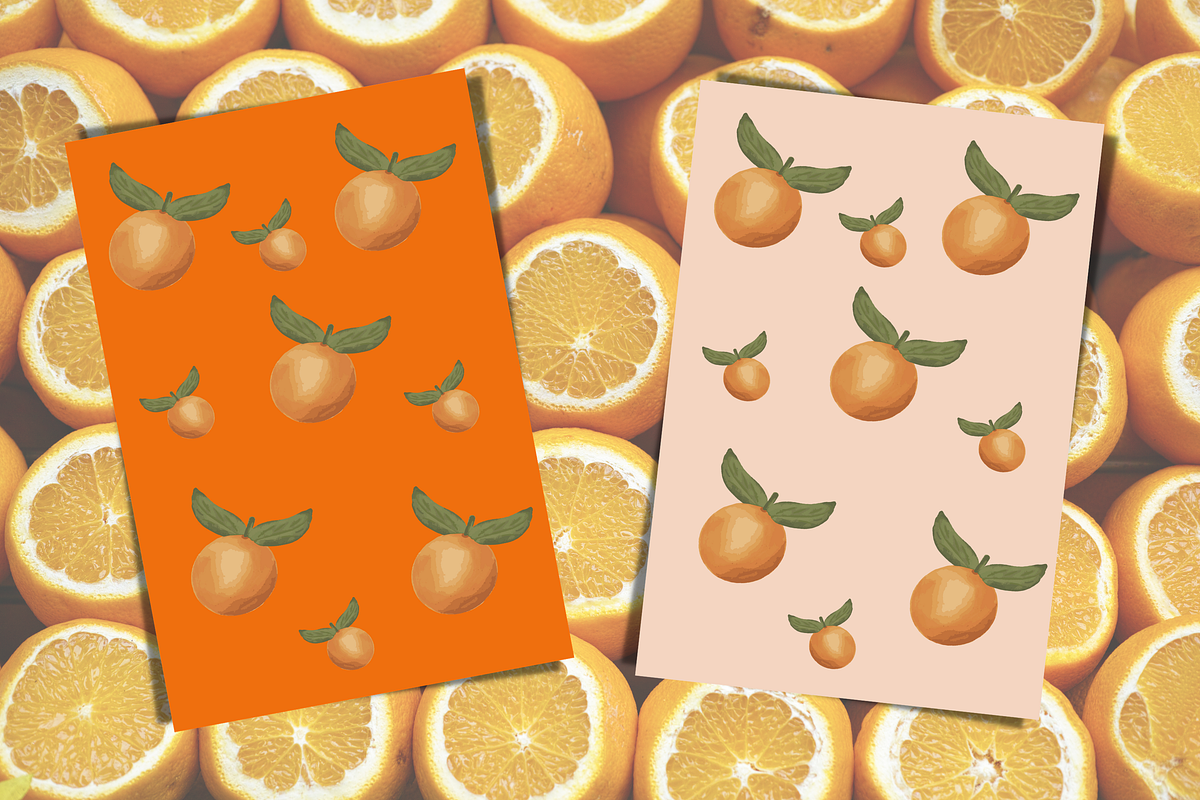 Citrus Orange Baby Shower Party Set, an Invitation Template by Patterndigitpics (Photo 4 of 6)