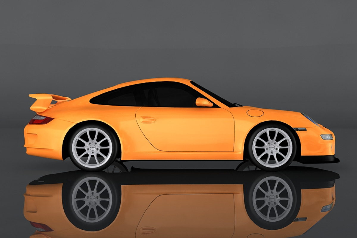 Porsche 911 GT3 997, a Cars & Vehicle 3D Model by valtriiu (Photo 4 of 12)