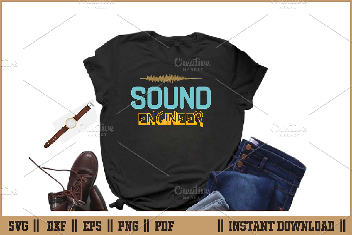 Sound Engineer Music Production SVG, a Work Illustration by Handy Arts Studio (Photo 2 of 3)
