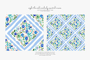folk floral seamless patterns bundle, a Pattern Graphic by Patishop Art (Thumbnail 3 of 9)