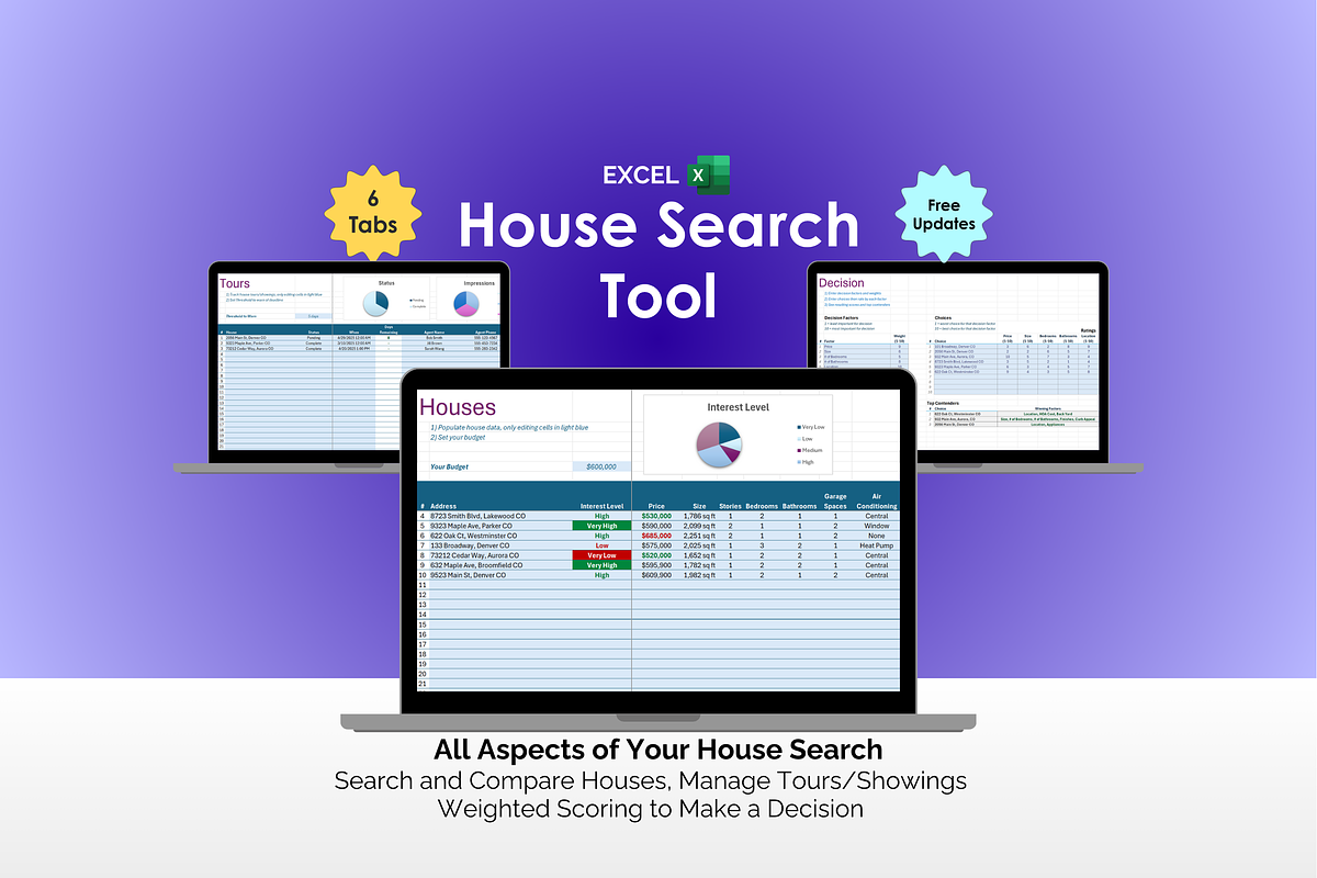 House Search Excel Tool