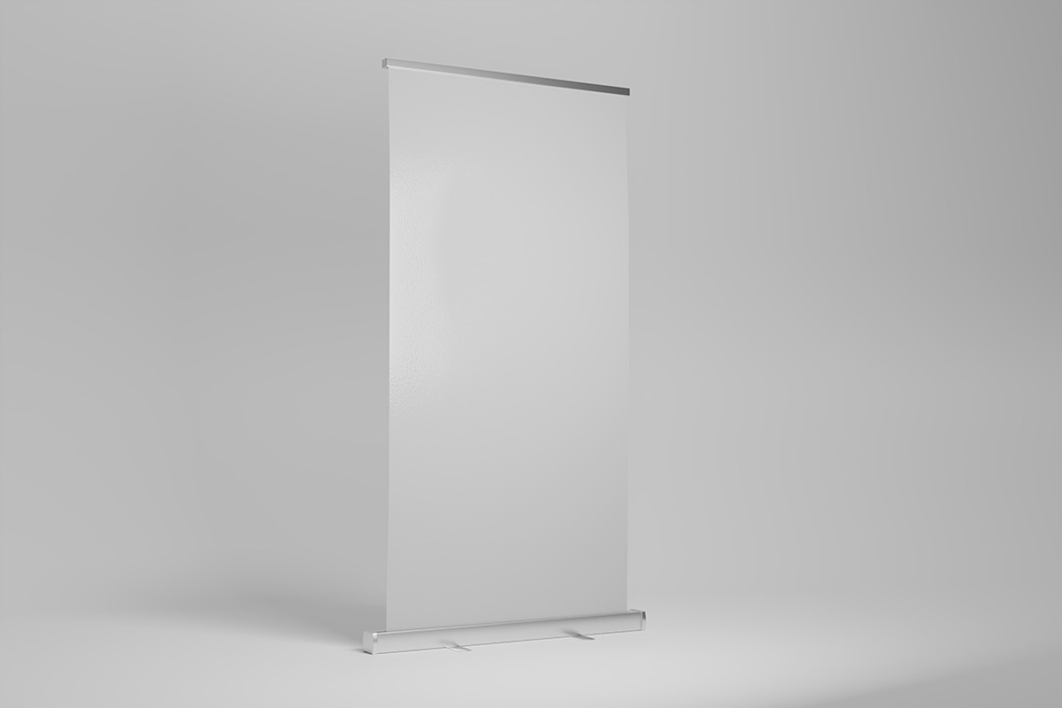 Roll Up Banner Mockup, a Product Mockup by Mockupnine (Photo 2 of 7)