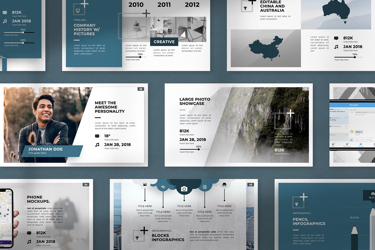 Amaze PowerPoint Template, a Presentation Template by Creathrive Design (Photo 4 of 8)