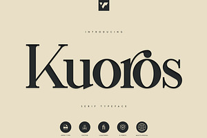 Kuoros Serif Typeface - 5 Weights