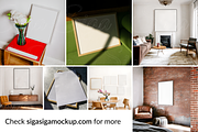 Poster Frame Mockup SET Paris 6 PSD, a Poster Template by SigaSigaMockup (Thumbnail 4 of 4)