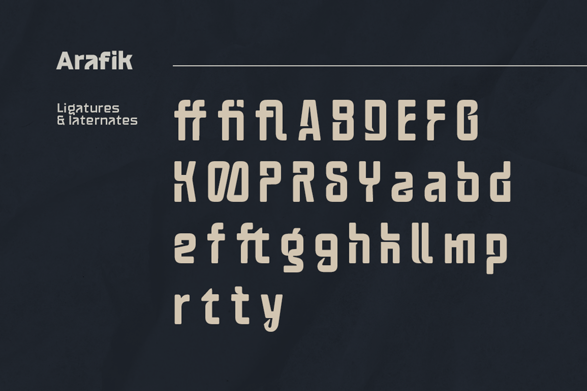Arafik - Smooth Sans Serif Font, a Sans Serif Font by Grontype (Photo 8 of 10)
