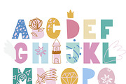 Unicorn pattern + BONUS 98 elements, a Pattern Graphic by Lineli (Thumbnail 4 of 11)