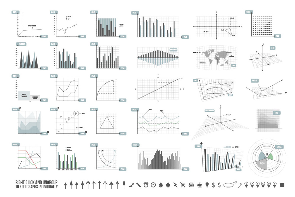 Graphs & Elements, a Templates & Theme by Tugcu Design Co. (Photo 2 of 4)