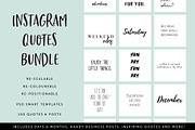 Instagram Quotes Bundle, a Social Media Template by Bold Leap Creative (Thumbnail 1 of 4)