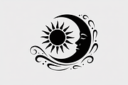 sun and moon surrounded by flowing, an Illustration by Amazin_art (Thumbnail 24 of 25)