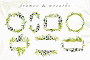 Olives. Watercolor collection, an Illustration by Kuzya's shop (Thumbnail 5 of 8)