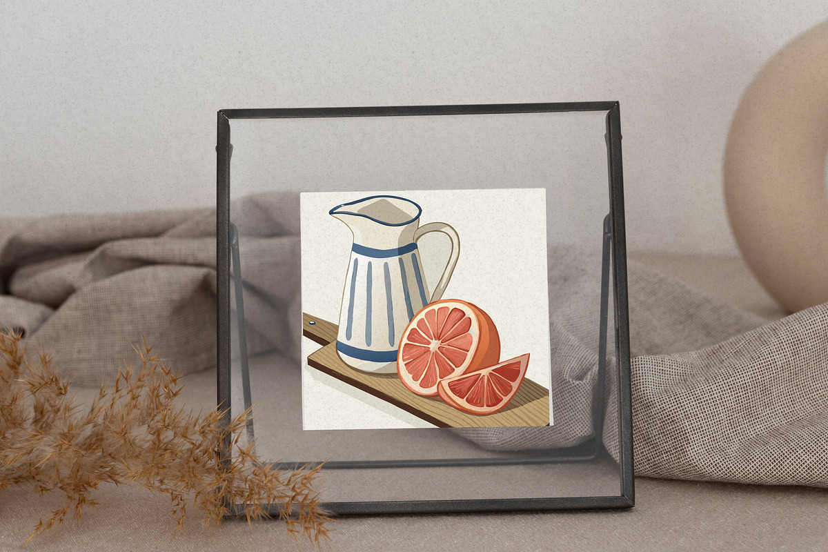 Coffee Wall Art Print, a Wallpaper Graphic by Helospace (Photo 5 of 10)