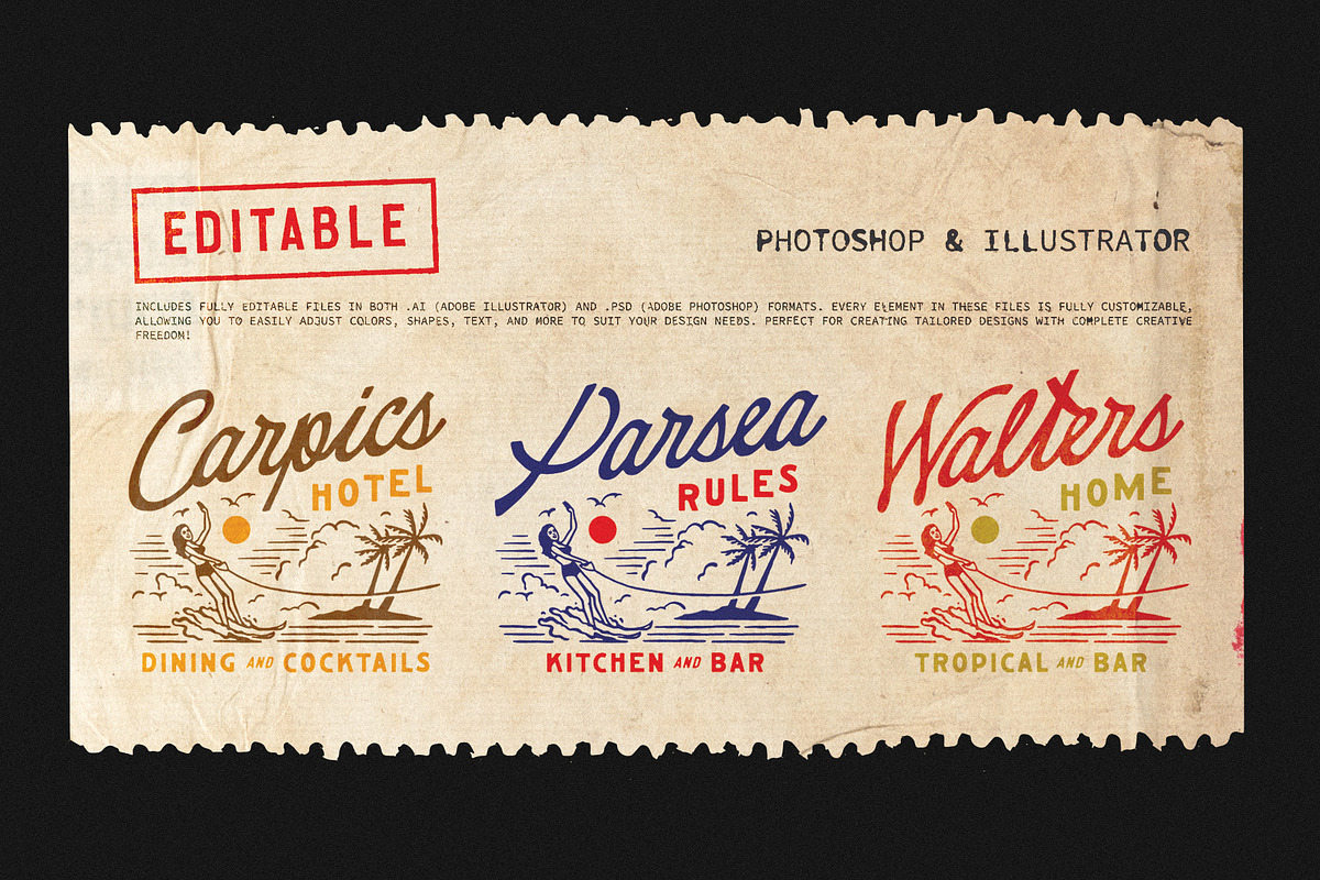 Badfest Vol.3 100 Logo Template, a Branding & Logo Template by Megflags (Photo 9 of 16)