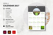 Wall Calendar 2027, a Stationery Template by MstArtwork (Thumbnail 3 of 3)