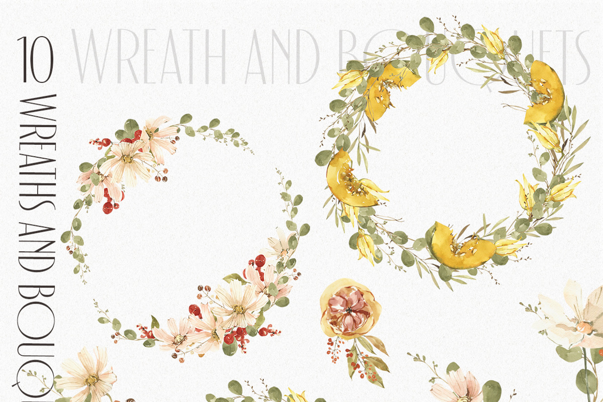 Just AUTUMN watercolor collection., an Object Illustration by ArtMaslyana (Photo 14 of 17)