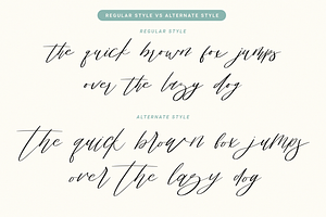 Bisqootte Modern Calligraphy Font