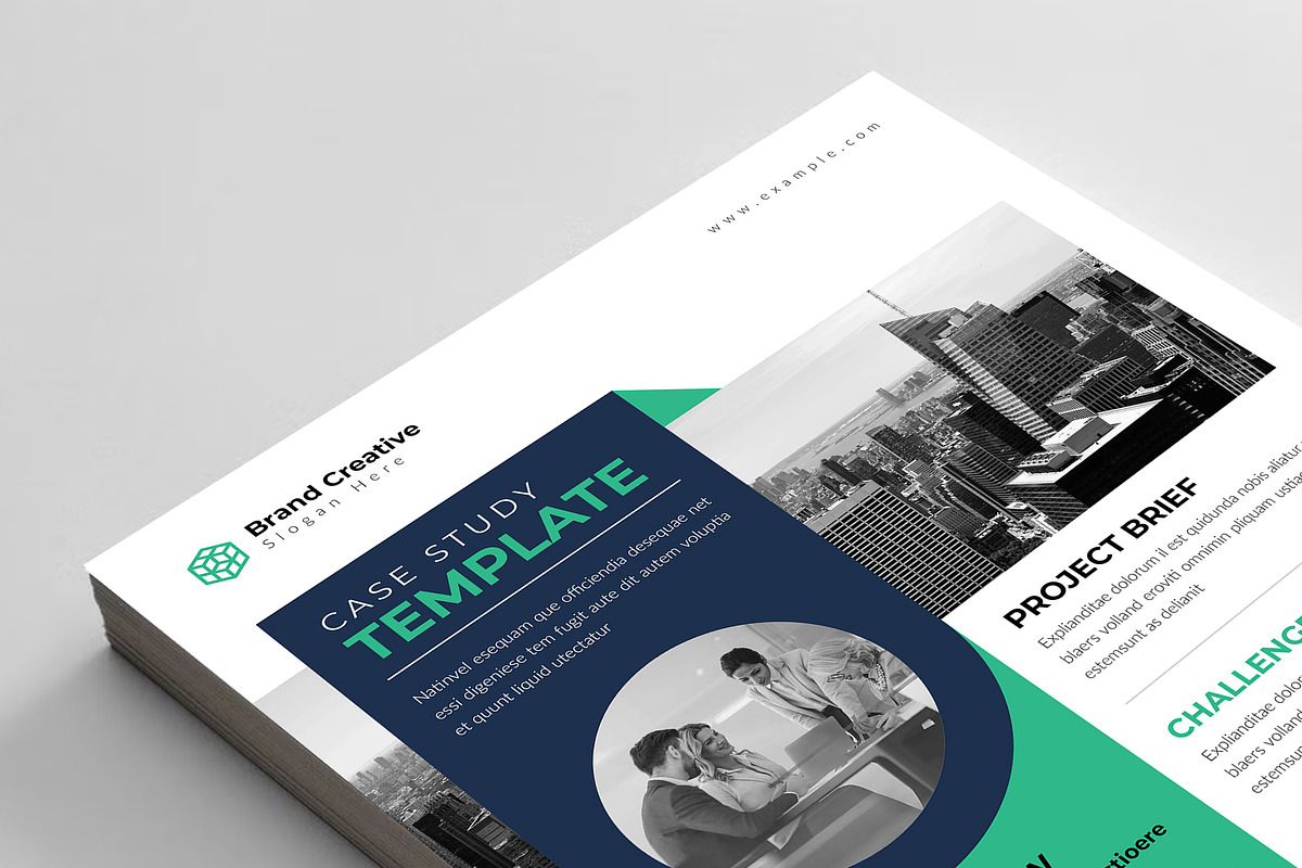 Business Case Study Flyer Template, a Flyer Template by Spark_Creative (Photo 5 of 5)