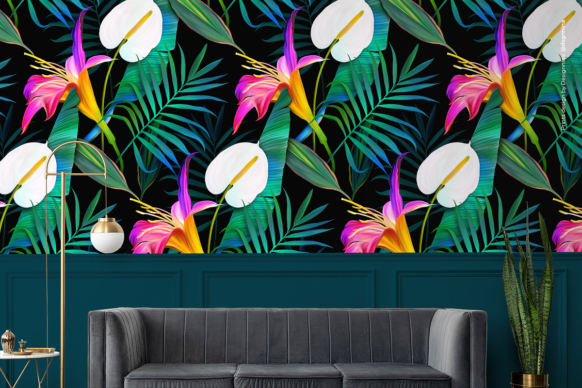 Tropicana — Luxury Seamless Pattern, a Pattern Graphic by Designnina Shop (Photo 7 of 11)
