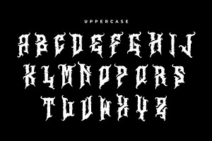 Aligator - Deathmetal Font