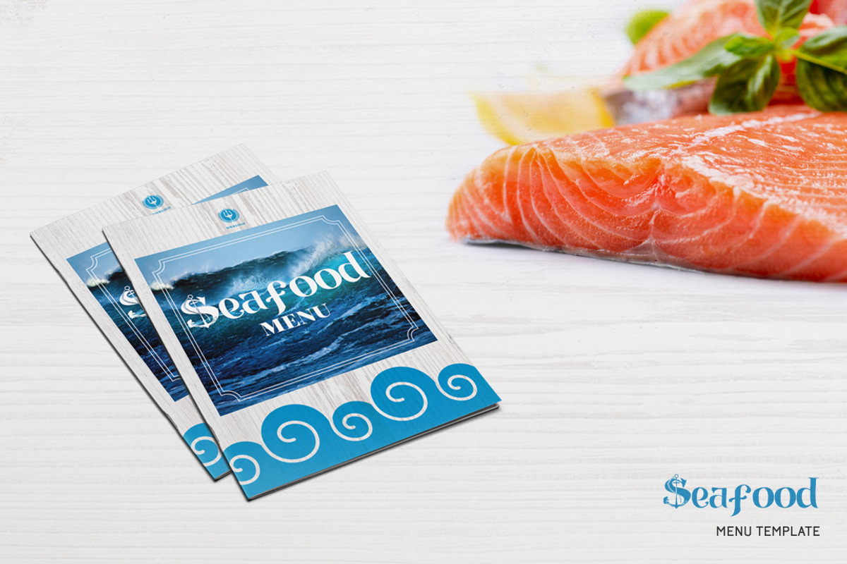 Seafood Menu, a Brochure Template by Boris Cupac (Photo 2 of 7)