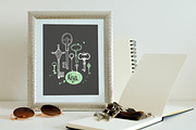 Keys In Sketch Style, a Decorative Illustration by Mona Monash (Thumbnail 6 of 7)