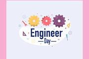 Engineer day illustration vector set, an Object Illustration by foxndeer (Thumbnail 4 of 4)