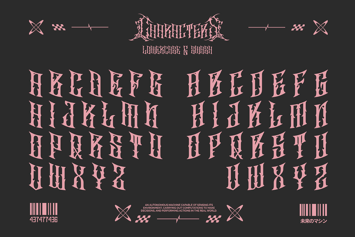 Scarnix - Brutal Heavy Rock Font, a Blackletter Font by Letterara (Photo 10 of 14)