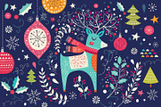Collection of Christmas cards, a Decorative Illustration by MoleskoStudio (Thumbnail 1 of 7)