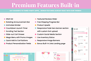 Colorful Rainbow Party Shopify Theme, a Shopify Template by Macarons and Mimosas (Thumbnail 3 of 9)