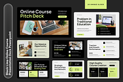 Black Lime Online Course, a Presentation Template by Sixtemp (Thumbnail 1 of 3)