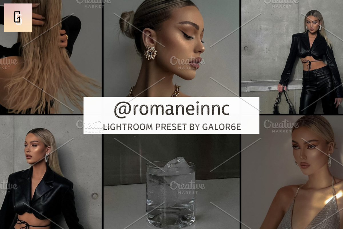 Lightroom Preset @romaneinnc, a Layer Style Add-On by GALOR6E PRESETS (Photo 1 of 2)