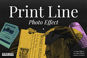 Print Line Photo Effect, a Layer Style Add-On by Freezerondigital (Thumbnail 1 of 17)