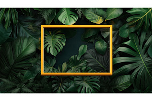 Tropical Jungle Background Featuring