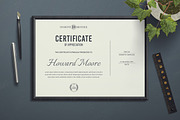 Clean Certificate Template, a Stationery Template by ResumeDevisers (Thumbnail 1 of 6)
